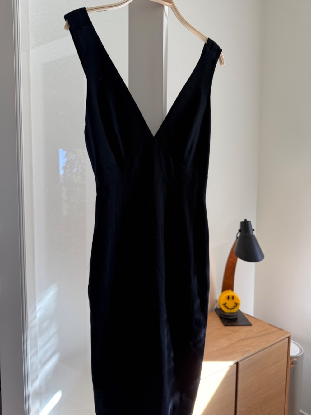 Bebe Vintage Black Pencil Dress Size 8 NWT